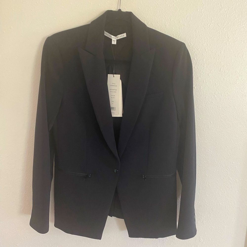 Veronica Beard Scuba Black Scuba Jacket NWT